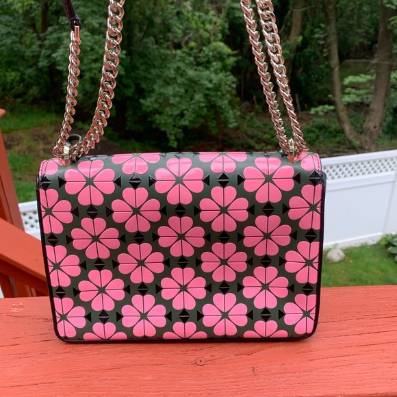 NWT KATE SPADE AMELIA FLORAL SPADE CONVERTIBLE BAG - Picture 5 of 7